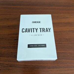 The Ridge Cavity Tray Ultralight Aluminum Coin Tray New Sealed Package